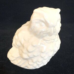 Vintage Goebel Porcelain Bird Milk White Owl Figurine 38317 08 TMK 5 1970's